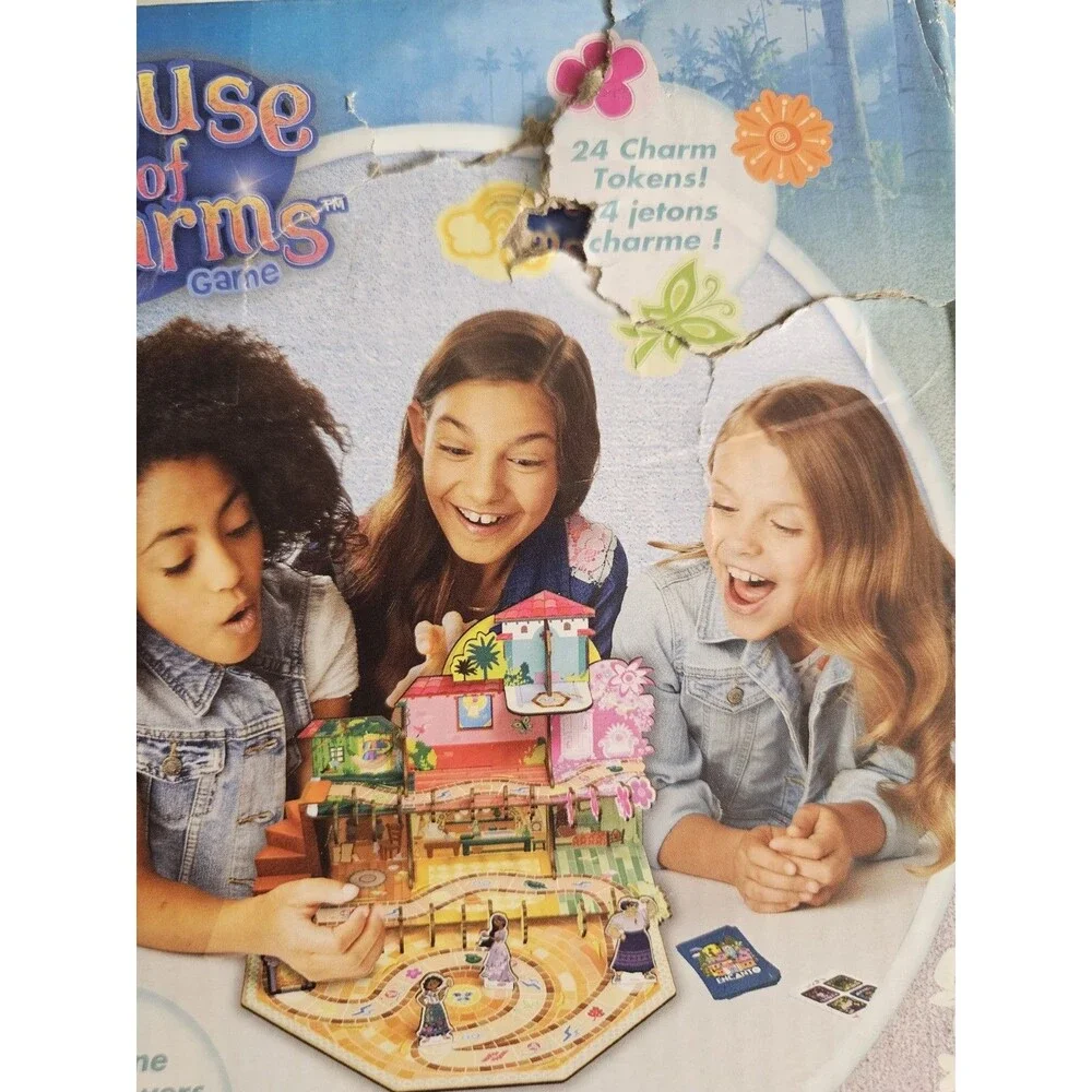 Disney Encanto House Of Charms Board Game Sealed Spin Master Game 2-4 Players